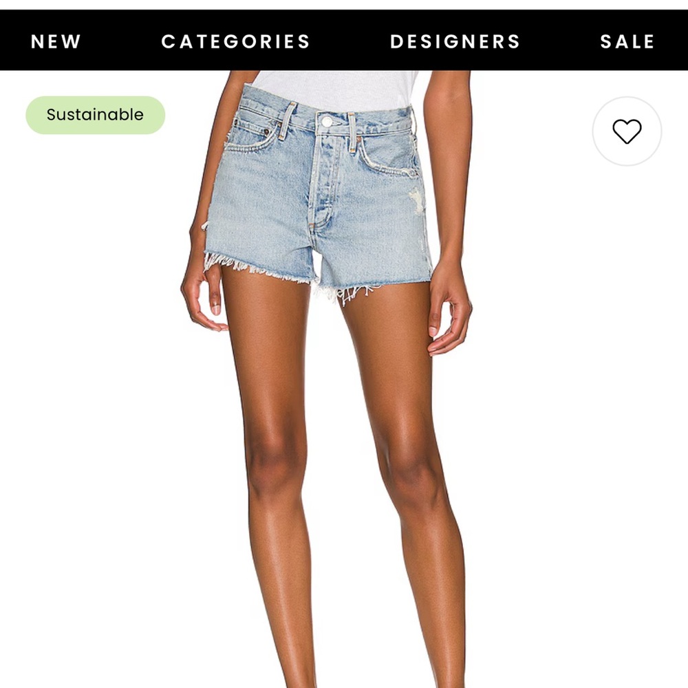 AGOLDE Parker Shorts NWT